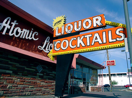 Atomic Liquors on Fremont Street, Las Vegas.