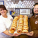the giant honey dipped donuts at Kane's Donuts