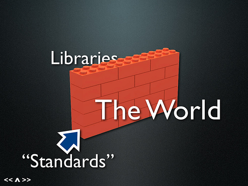 The great wall of 'standards,' from my code4lib presentation.