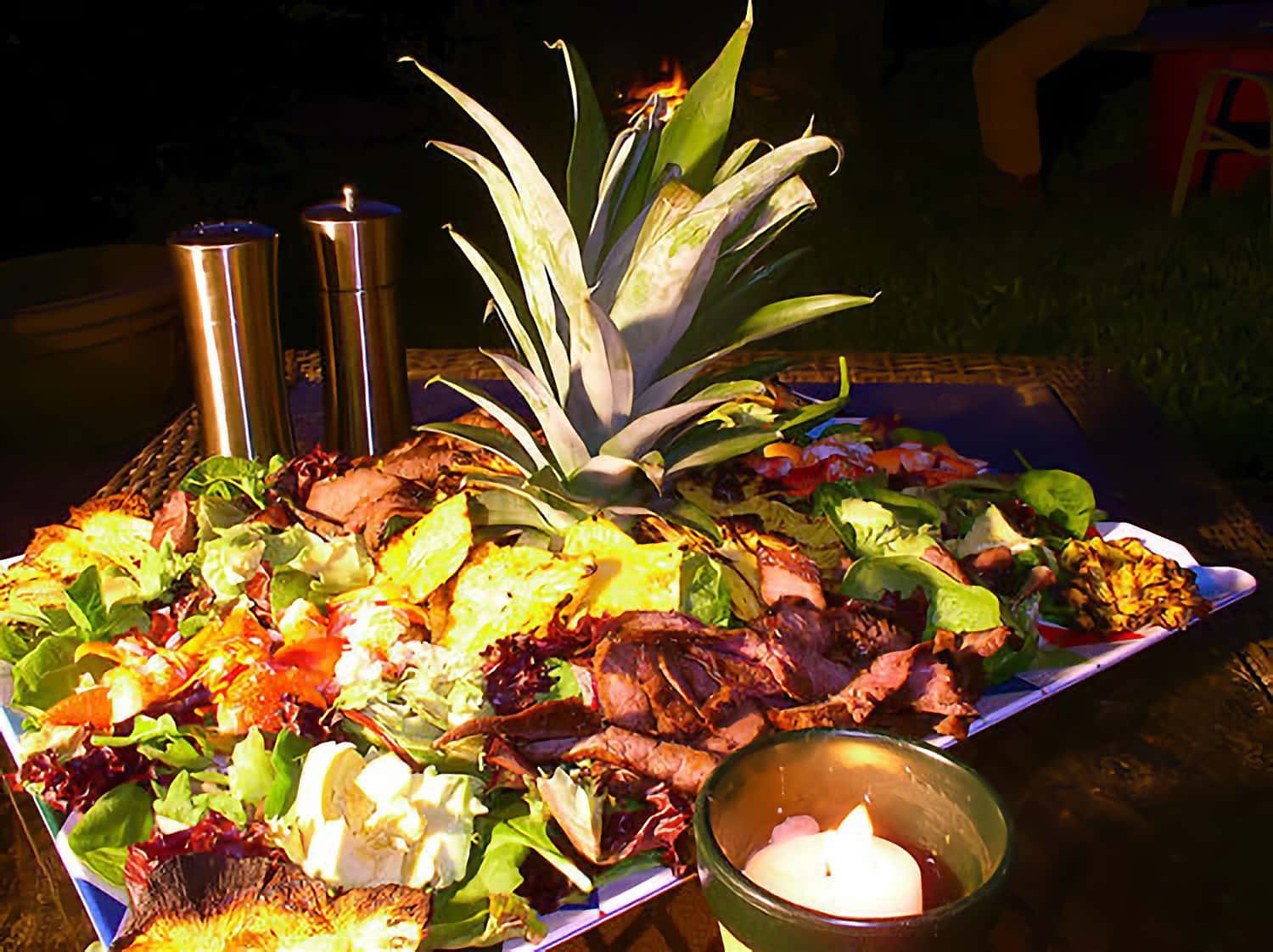 Surf &rsquo;n Turf Salad. Source.