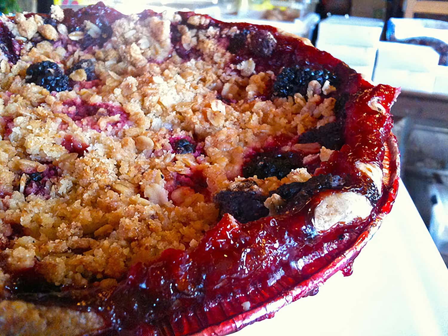 Pie Ranch mixed berry pie. Source.
