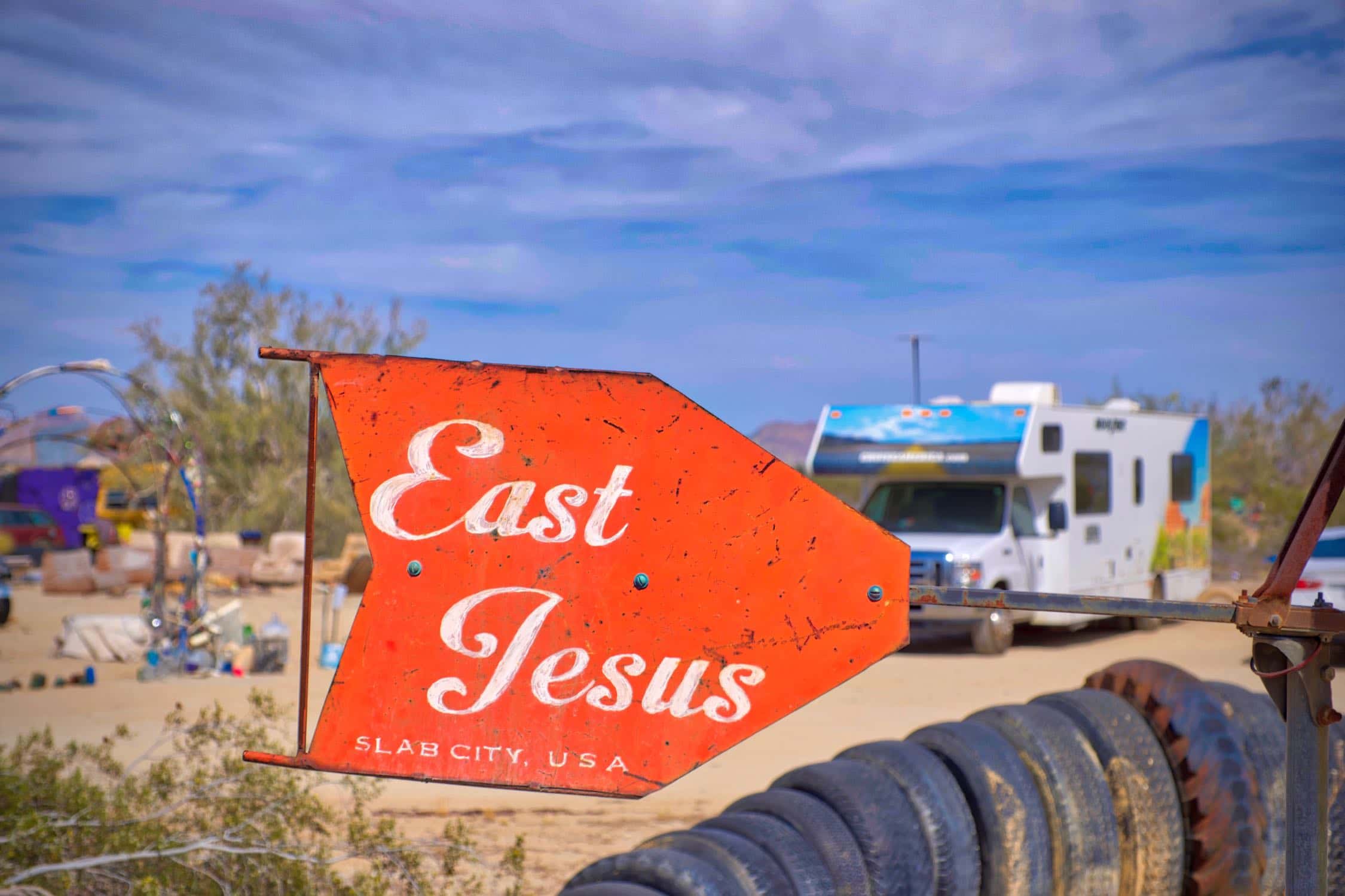 RVs go in to Slab City, some never leave.