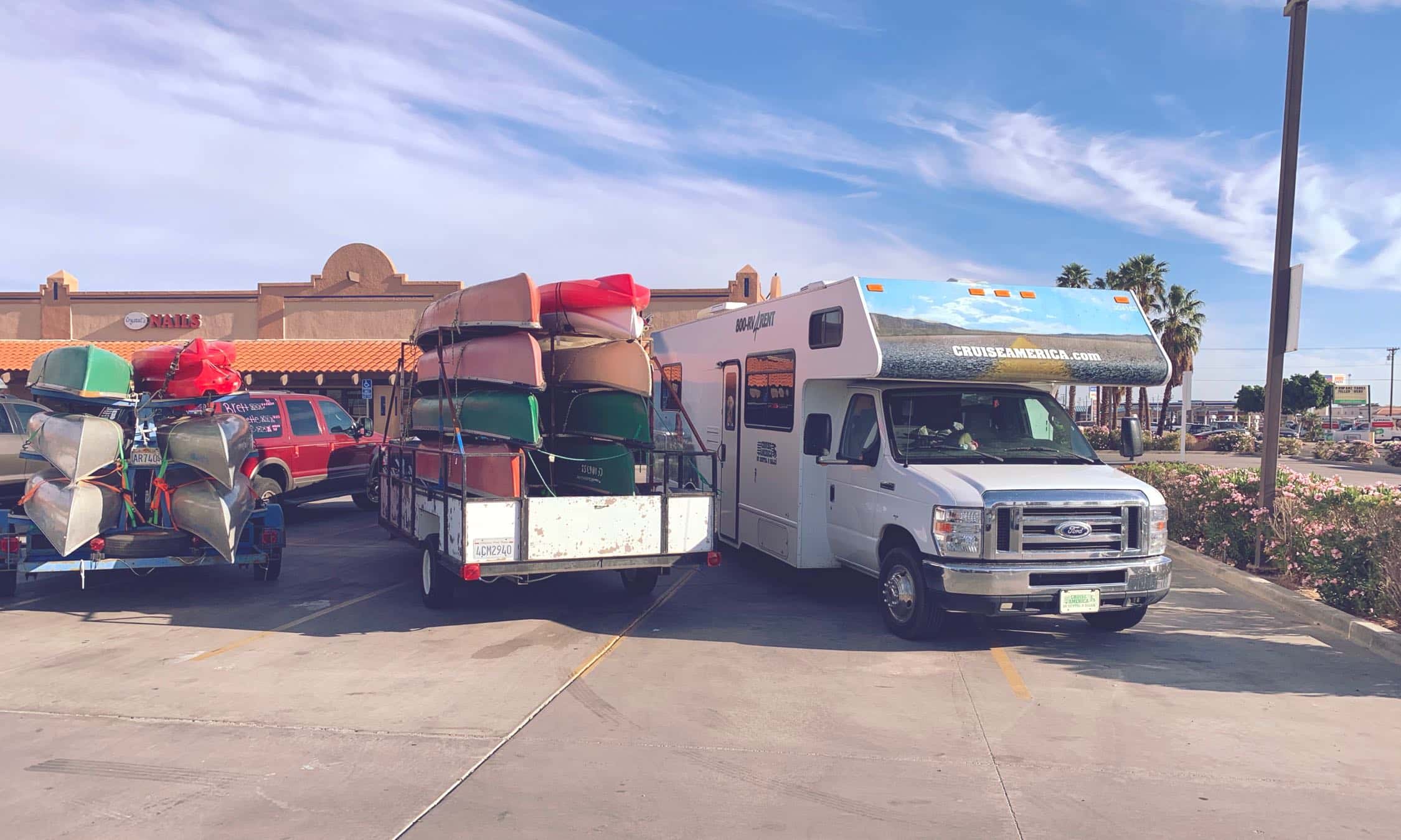 Parking an RV can be fun.